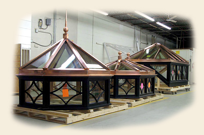 pre-assembled roof lantern