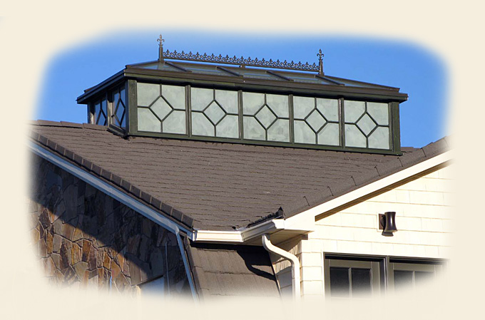 A Glass Roof Lantern by Renaissance Conservatories